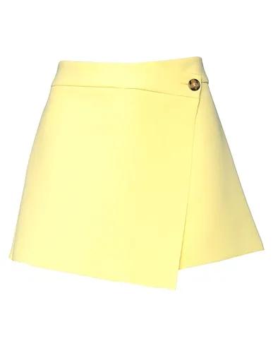 Yellow Crêpe Shorts & Bermuda