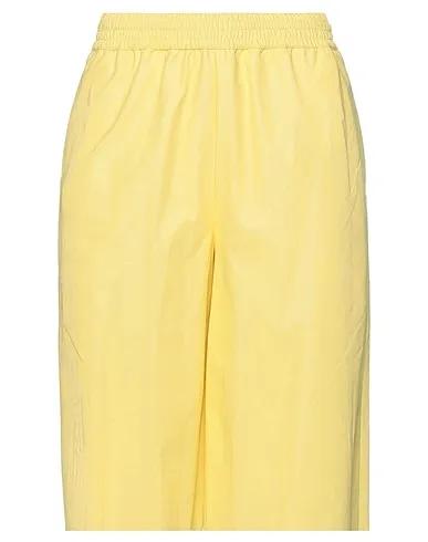 Yellow Cropped pants & culottes