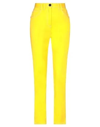 Yellow Denim Denim pants