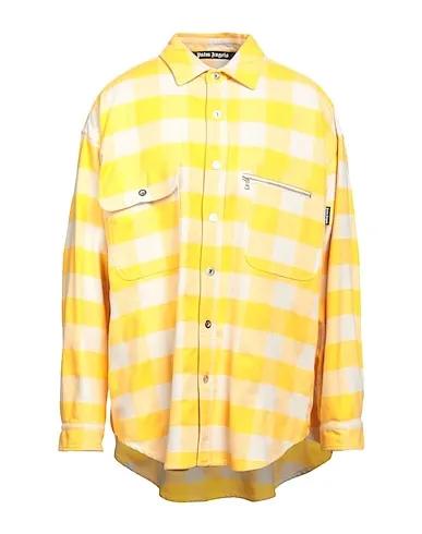 Yellow Flannel Checked shirt