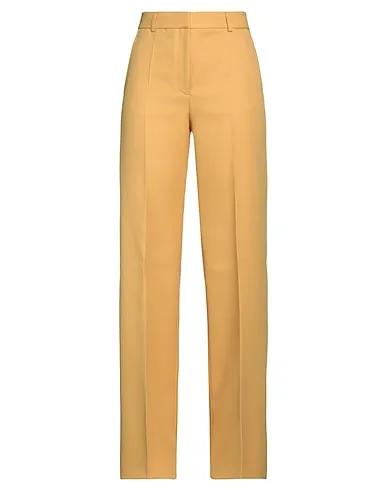 Yellow Gabardine Casual pants