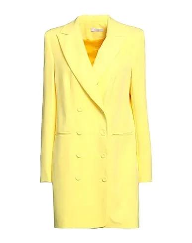 Yellow Gabardine Short dress