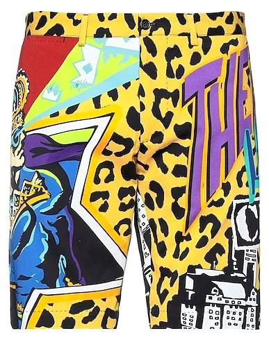 Yellow Gabardine Shorts & Bermuda