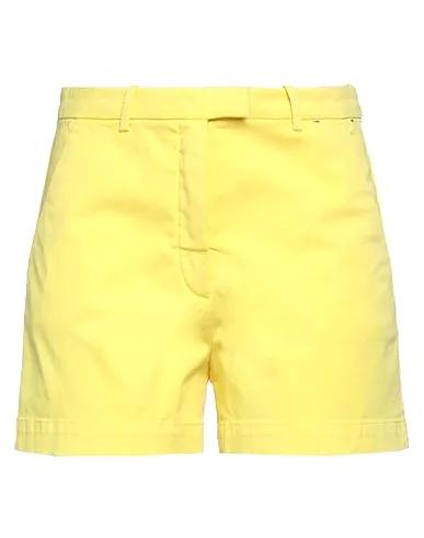 Yellow Gabardine Shorts & Bermuda