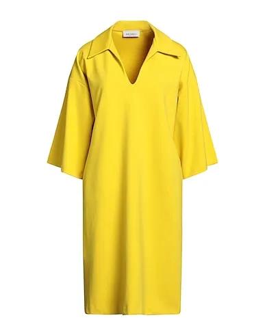 Yellow Jersey Midi dress