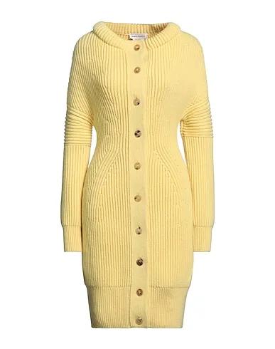 Yellow Knitted Cardigan