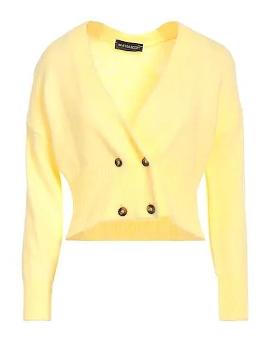 Yellow Knitted Cardigan