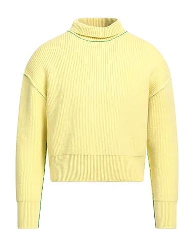 Yellow Knitted Cashmere blend