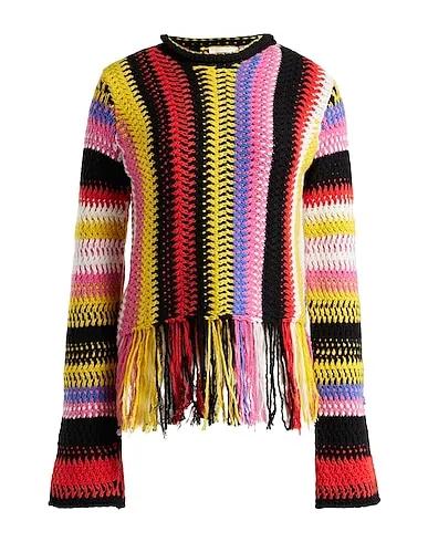 Yellow Knitted Cashmere blend