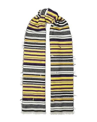 Yellow Knitted Scarves and foulards