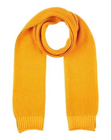 Yellow Knitted Scarves and foulards