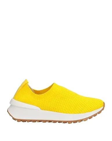 Yellow Knitted Sneakers