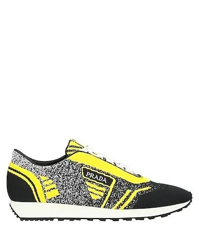 Yellow Knitted Sneakers