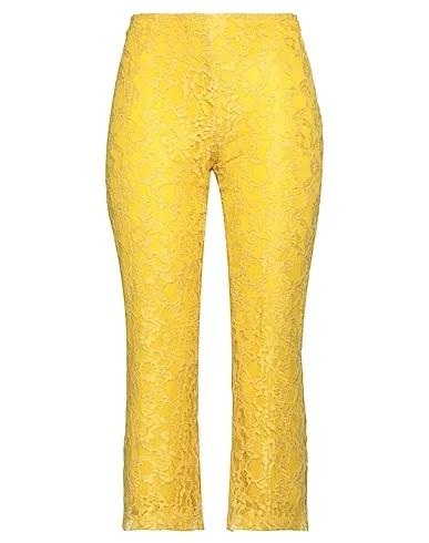 Yellow Lace Casual pants