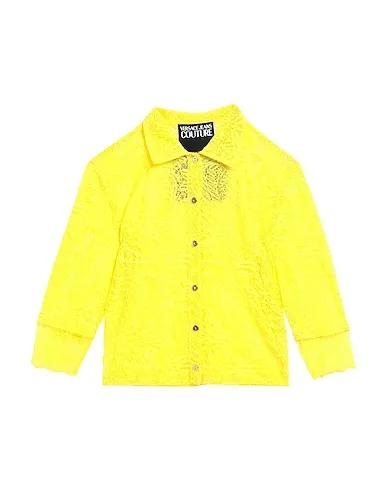 Yellow Lace Lace shirts & blouses