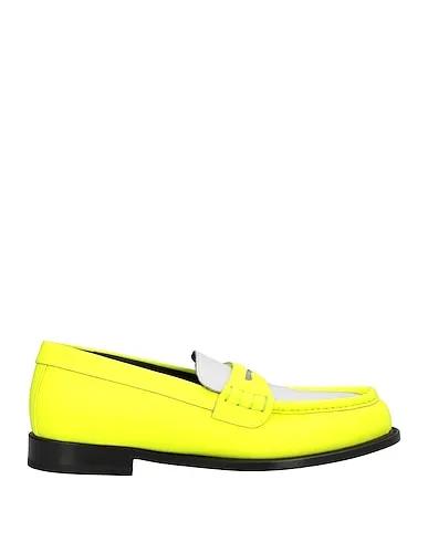 Yellow Leather Loafers