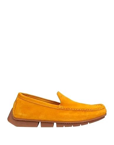 Yellow Leather Loafers