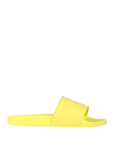 Yellow Leather Sandals