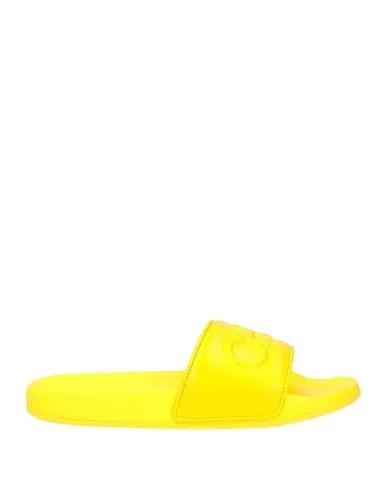 Yellow Leather Sandals