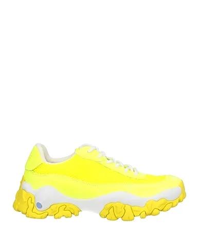 Yellow Leather Sneakers