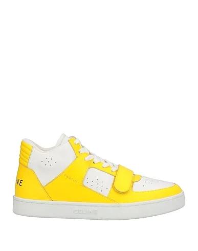 Yellow Leather Sneakers