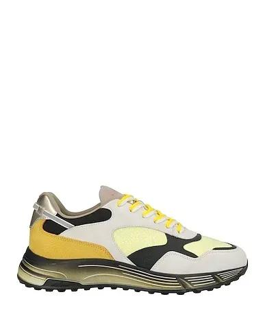 Yellow Leather Sneakers