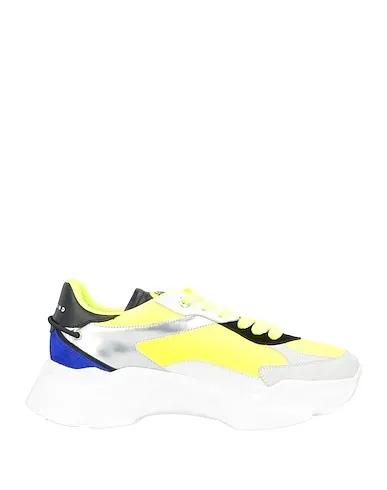 Yellow Leather Sneakers
