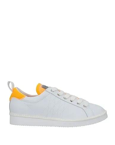 Yellow Leather Sneakers