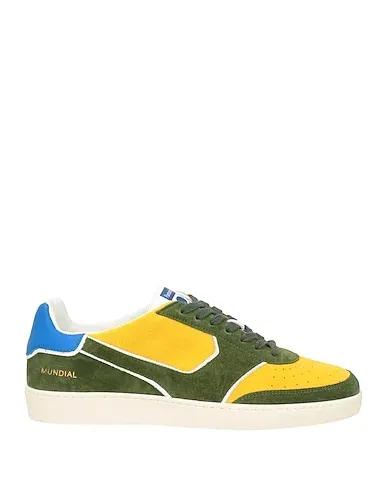Yellow Leather Sneakers