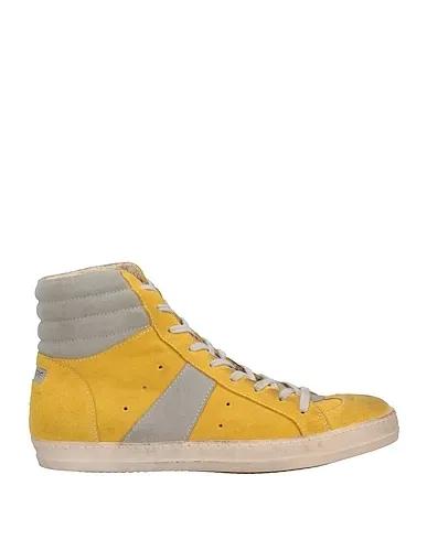 Yellow Leather Sneakers