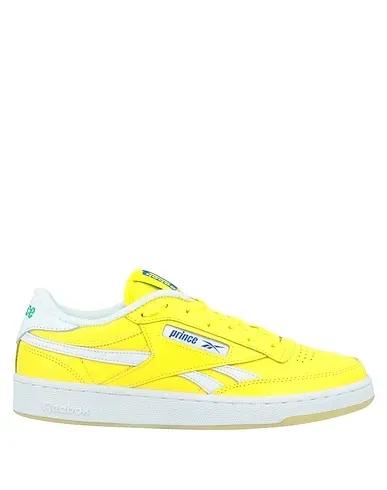Yellow Leather Sneakers