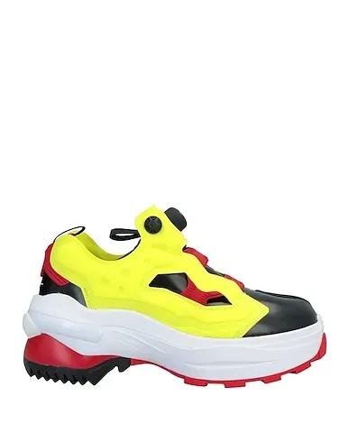 Yellow Leather Sneakers