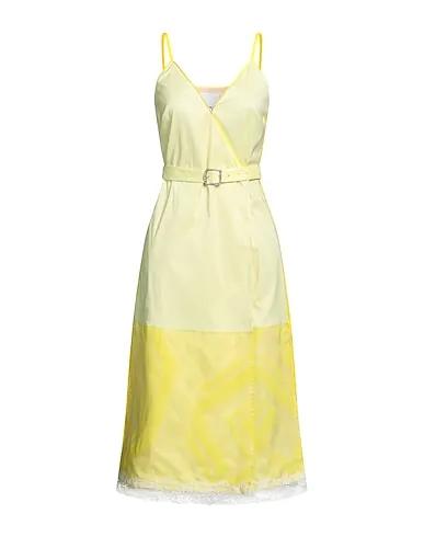 Yellow Organza Midi dress