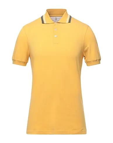 Yellow Piqué Polo shirt
