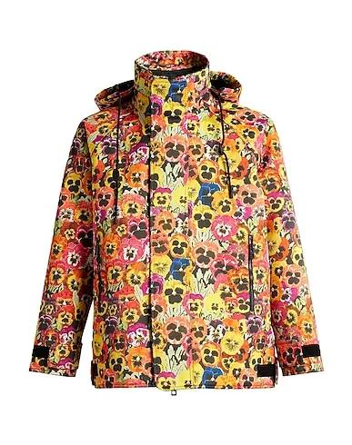 Yellow Plain weave Coat