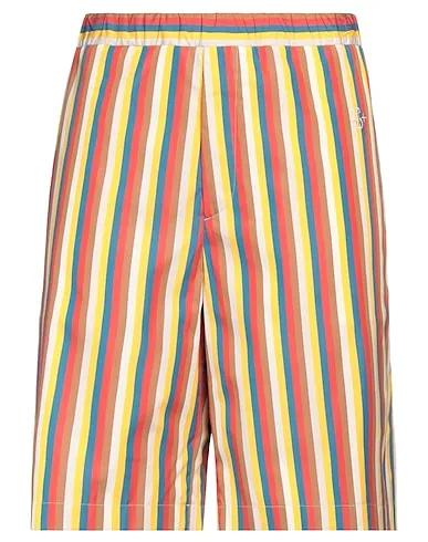 Yellow Plain weave Shorts & Bermuda