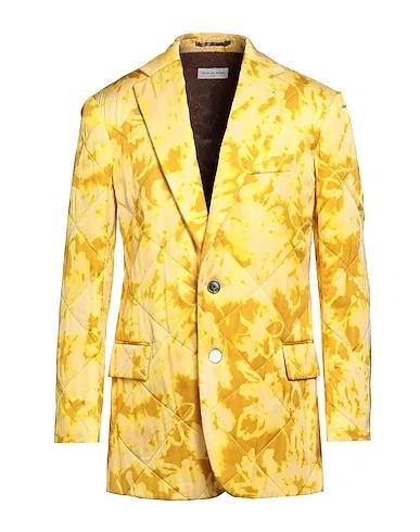 Yellow Satin Blazer