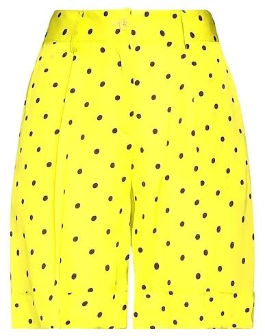 Yellow Satin Shorts & Bermuda