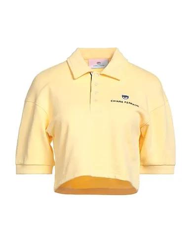 Yellow Sweatshirt Crop top