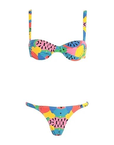 Yellow Synthetic fabric Bikini