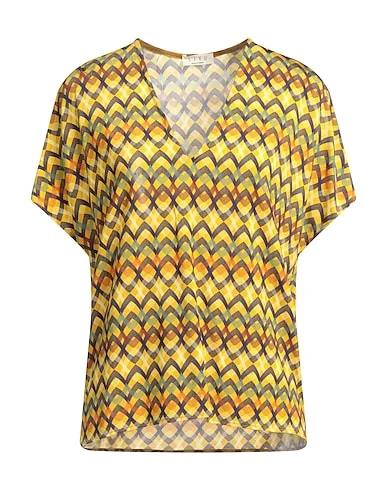 Yellow Synthetic fabric Blouse