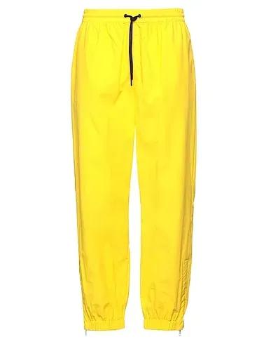 Yellow Techno fabric Casual pants
