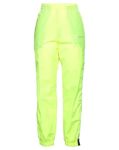 Yellow Techno fabric Casual pants