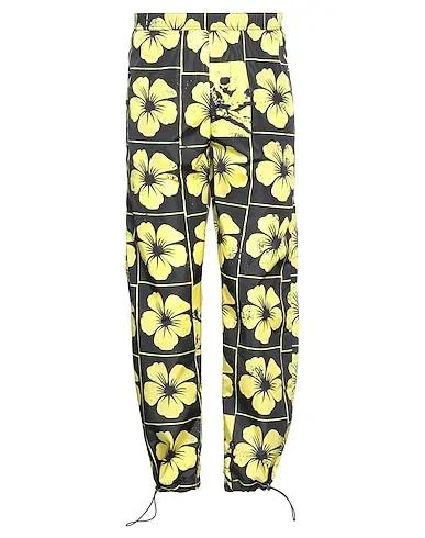 Yellow Techno fabric Casual pants