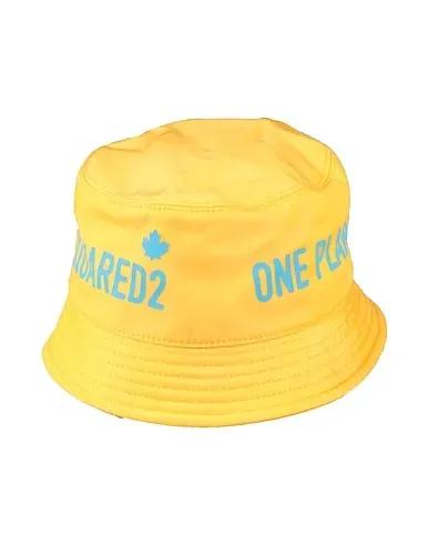 Yellow Techno fabric Hat