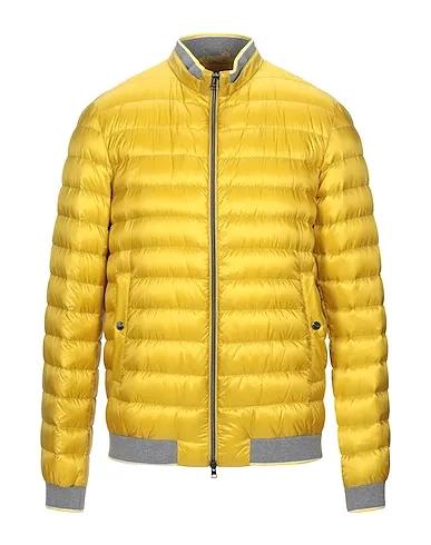 Yellow Techno fabric Shell  jacket