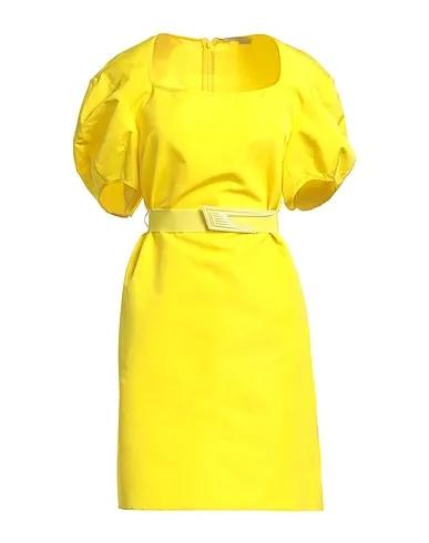 Yellow Techno fabric Short dress