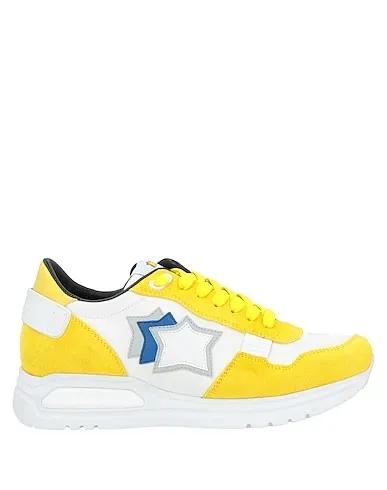 Yellow Techno fabric Sneakers