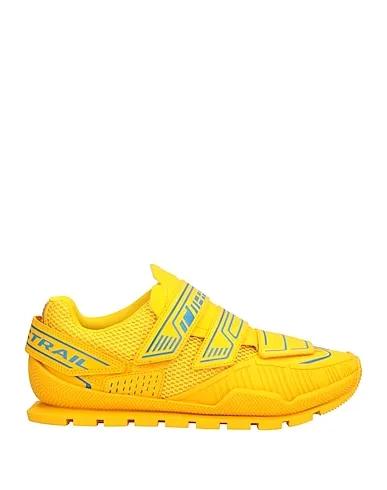 Yellow Techno fabric Sneakers
