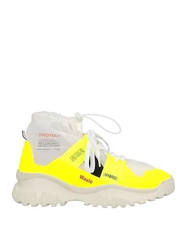 Yellow Techno fabric Sneakers